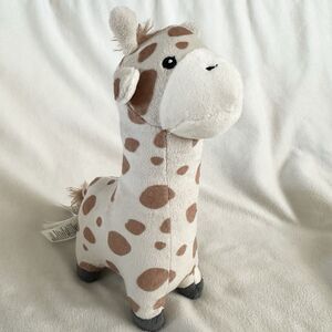 H&M Home Plush Giraffe Stuffed Animal Baby Nursery Stitched Eyes Safari 8”
